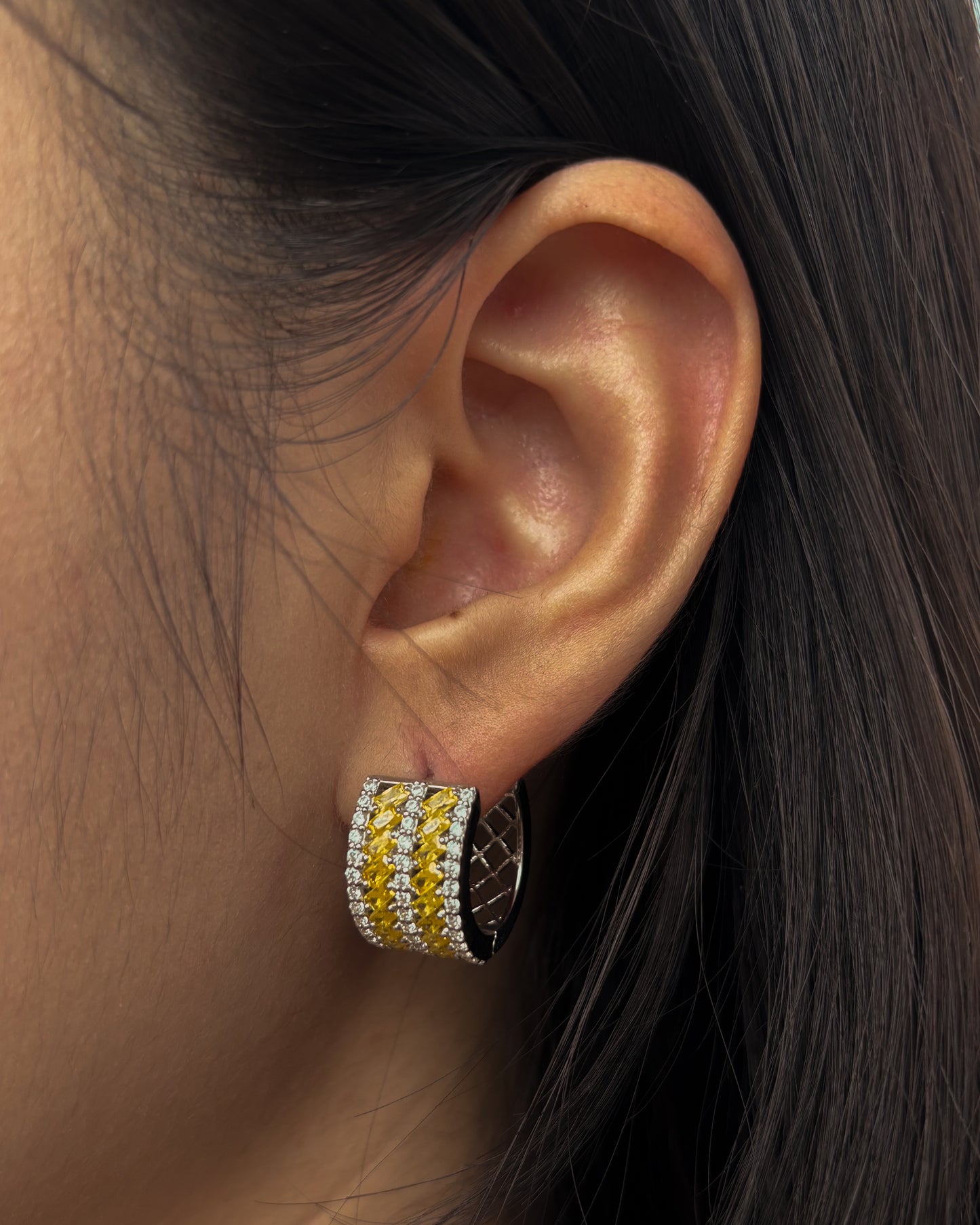 Cosmic Hoop Earrings - Lyra