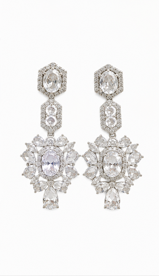 Flower Diamond Earrings