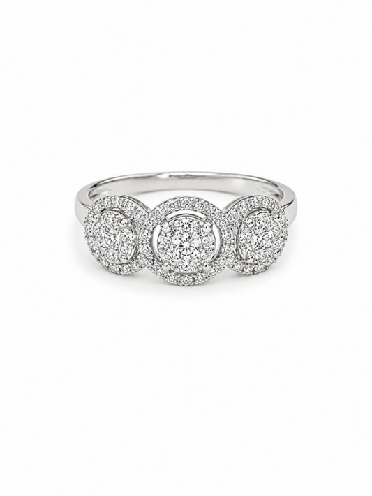 Luna Cluster Ring