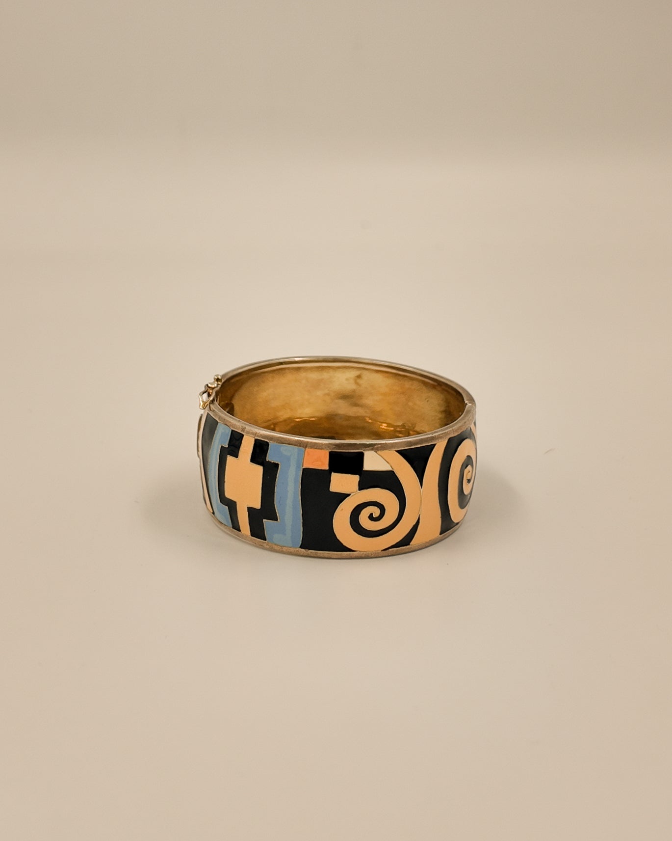 Swirl Enamel Bangle
