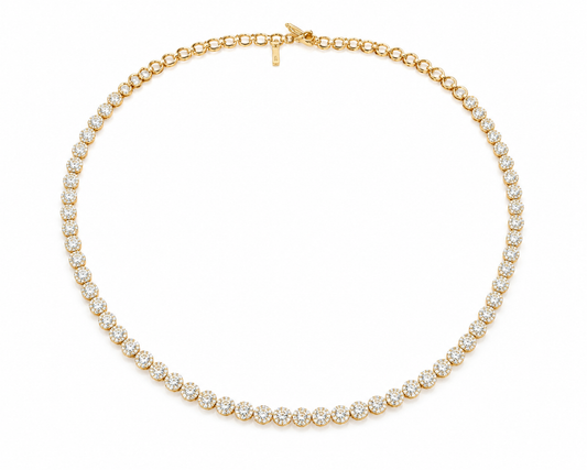 Maj- Circle Diamond Necklace