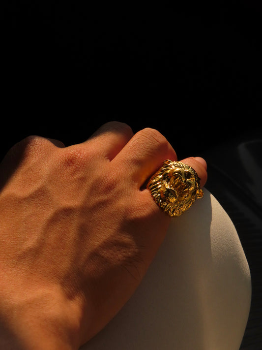 Lion Head Ring