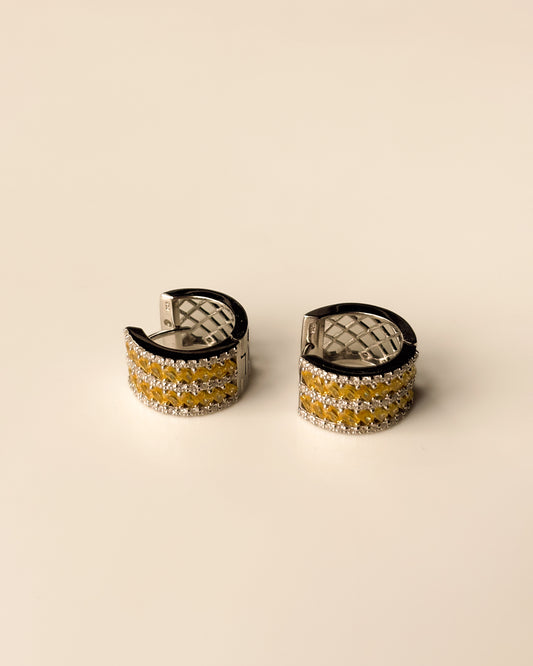 Cosmic Hoop Earrings - Lyra