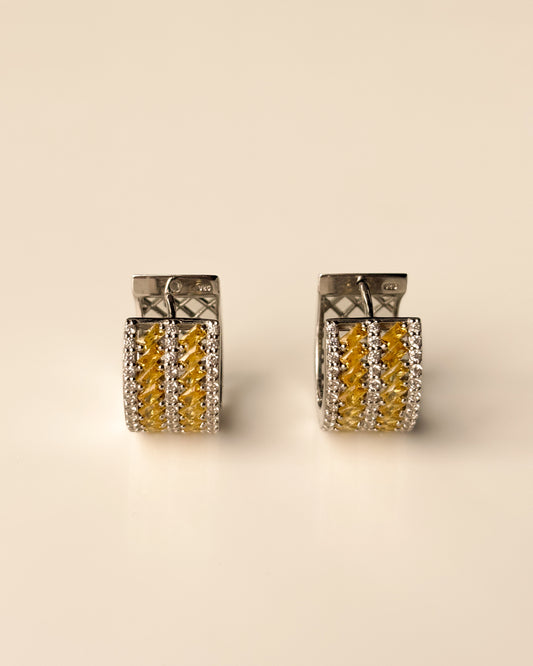 Cosmic Hoop Earrings - Lyra