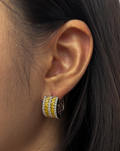 Cosmic Hoop Earrings - Lyra