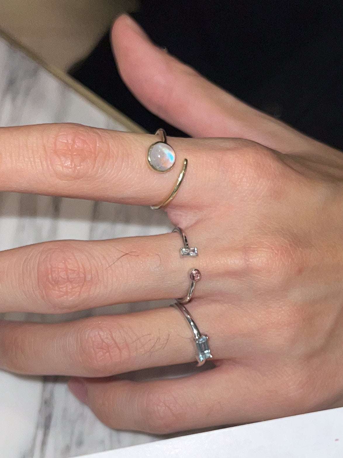 Natural Duo Ring