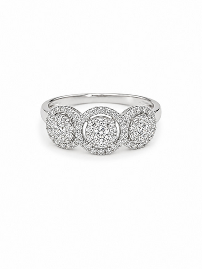 Luna Cluster Ring