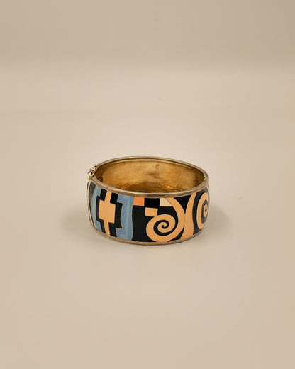 Swirl Enamel Bangle