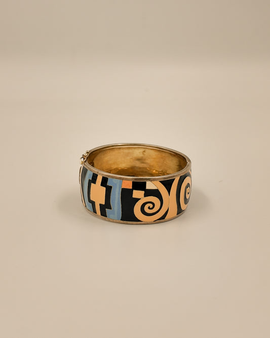 Swirl Enamel Bangle