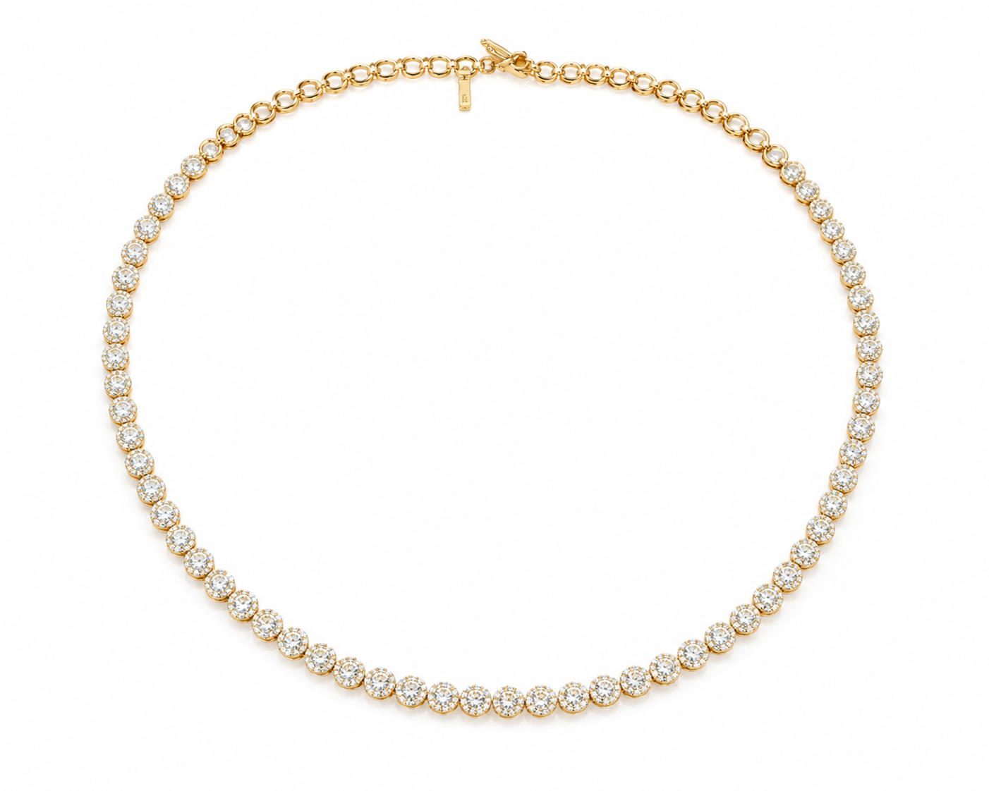 Maj- Circle Diamond Necklace