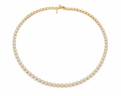 Maj- Circle Diamond Necklace
